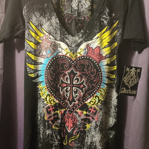 Cute women's heart, wings t-shirt - Picture 15 of 16